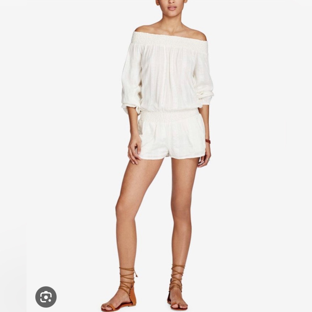 Denim & Supply Ralph Lauren Off the Shoulder Romper, Size Small
